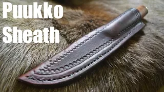 Leatherworking - Puukko Leather Sheath