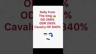 Clash of kings KVK k1240 vs k1034 rally from king OD289% cavalry HP840%