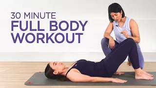 30 min Quick Full Body Workout | Intermediate BASI Pilates At Home