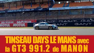 Battle 991.2 GT3 vs 488 GTB Bugatti Le Mans ! Christophe Tinseau au volant de notre Porsche