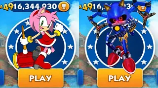 Sonic Dash - Reaper Metal Sonic VS Amy Dash _ Movie Sonic vs All Bosses Zazz Eggman