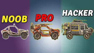 NOOB vs PRO vs HACKER - Earn to Die 2 XPROGAME