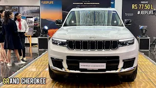 Finally New Jeep Grand Cherokee 2023 is here 🔥 4x4 Premium SUV - Rs 77.50L | First Look #jeeplife