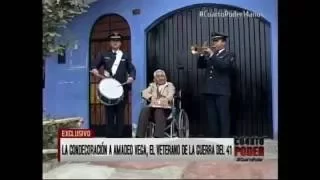 Condecoran con Medalla del Ejército a Veterano de la Campaña de 1941