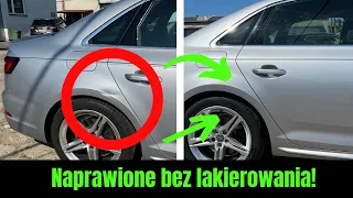 Naprawa bez szpachli! - TYLNY BŁOTNIK URATOWANY BEZ LAKIEROWANIA