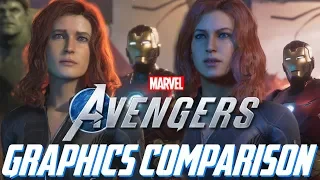 Marvel's Avengers Graphics Comparison (Side-by-Side)! E3 2019 vs. Gamescom 2019! Pre-Alpha Build!