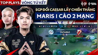 SGP ĐỔI CAESAR LẤY CHIẾN THẮNG, MARIS 1 CÀO 2 MẠNG - TOP PLAYS TỨ KẾT APL 2023