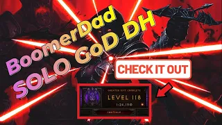 Diablo 3 Season 30 Demon Hunter GR 118 in less than 1:25 min Speedfarming GoD DH