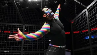 Drew McIntyre vs Sheamus vs. AJ Styles vs. Jeff Hardy vs. The Miz vs Randy Orton Elimination Chamber