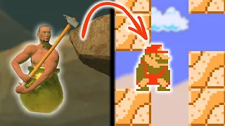 Getting Over It in Mario Maker 2?! [7MMC]