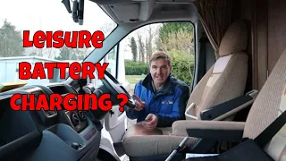 Motorhome Tips - Is My Leisure Battery Charging On Electric
