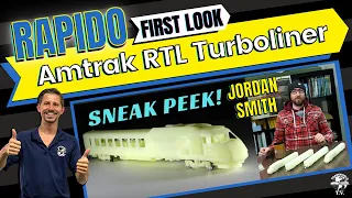 Rapido Trains Amtrak RTL Turboliner Exclusive First Look!