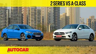 BMW 2 Series Gran Coupe vs Mercedes-Benz A-Class Limousine - On the front foot | Autocar India