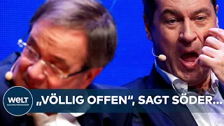 UNION-ZOFF: Armin Laschet oder Markus Söder? Kanzlerkandidatenfrage laut Söder "völlig offen"!