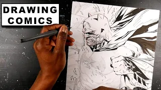 Essential Drawing Tips For Comic Artists - Batman Sketch