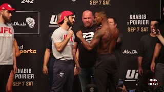 UFC 242: Zubaira Tukhugov vs. Lerone Murphy weigh in face off