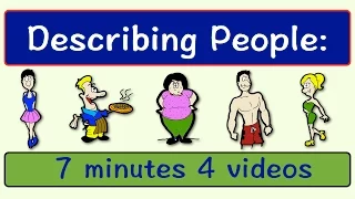 Describing People | Four Videos in One | English Speaking Practice | Mark Kulek - ESL