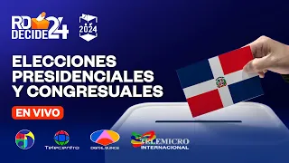 EN VIVO: ELECCIONES PRESIDENCIALES Y CONGRESUALES  2024 - #RDDECIDE