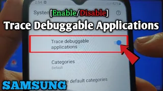 How to enable or disable trace debuggable applications on Samsung Galaxy A02 | System Tracing