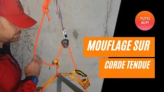 MOUFLAGE SUR CORDE TENDUE