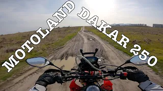 Motoland Dakar 250 ST short city enduro ride [4K]