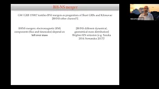 Expected properties of electromagnetic counterparts of BHNS mergers