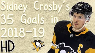 Sidney Crosby's 35 Goals in 2018-19 (HD)