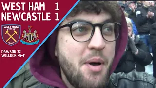 WEST HAM 1-1 NEWCASTLE | Benrahma furious after being subbed off again!
