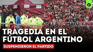 TRAGEDIA EN ARGENTINA: HINCHA DE RIVER fallece tras caer de tribuna en el MONUMENTAL