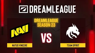 Natus Vincere проти Team Spirit | Гра 2 | DreamLeague Season 23 - CQ - EEU