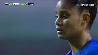 Обзор матча. Колумбия - Бразилия - 0:1. Чемпионат Мира среди женщин U-20. 1/4 финал.