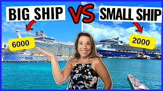 BIG SHIP VS SMALL CRUISE SHIP! Pros & Cons Cruisers Need to Know