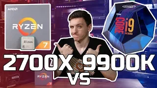 Intel i9 9900K vs AMD Ryzen 7 2700X