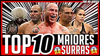 AS MAIORES SURRAS NO UFC/MMA - Top 10 (Participação @MMA Brasil 100%) [Re-Up]