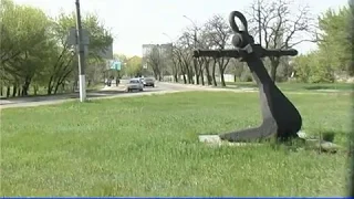 Якорь на въезде в Николаев со стороны Варваровки