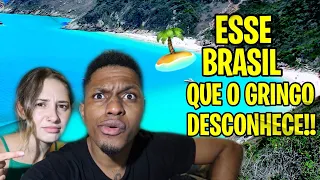 Gringa Reage ao "Caribe Brasileiro: Top 7 - DESTINOS NO BRASIL QUE PARECEM O CARIBE" 🇧🇷 🏝