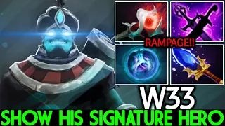 W33 [Storm Spirit] Show His Signature Hero with Insane Rampage Dota 2