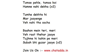 Dil Mein Chhupa Loonga Lyrics Full Song Lyrics Movie - Wajha Tum Ho