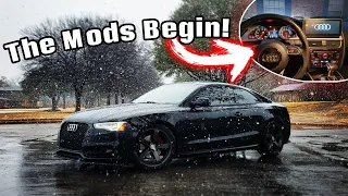 Modifying my 2016 Audi A5! Let the Mods Begin!