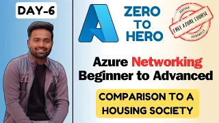 Day-6 | Azure Networking Basic to Advanced | Best Azure Networking explanation ✔️