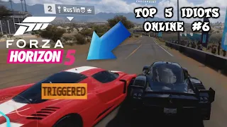 Top 5 IDIOTS online on Forza Horizon 5! #6 (Cheaters, Rammers, Dumb Moments)