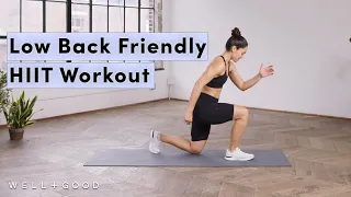 16 Minute HIIT Workout, Low Back Friendly | Trainer of the Month Club | Well+Good