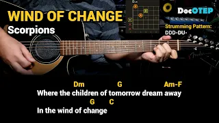 Wind Of Change - Scorpions (Easy Guitar Chords Tutorial with Lyrics)