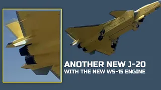 Another New J-20 with the New WS-15 engine has successfully conducted its first test flight
