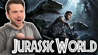WATCHING JURASSIC WORLD (2015) FOR THE FIRST TIME!! MOVIE REACTION
