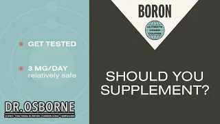 The Benefits of Boron Supplementation for Bone Health and Arthritis