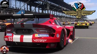 VAYA BESTIA ES ESTE VIPER! ( FORZA MOTORSPORT // GT SERIES // INDIANAPOLIS MOTOR SPEEDWAY )