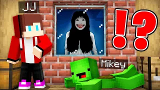 JJ and Mikey Escapes from SAMARA From THE RING in Minecraft Challenge - Maizen