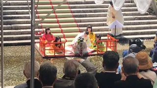 (20240504)京都　下鴨神社　加茂祭(葵祭)　斎王代禊の儀(撮影場所が最後尾だったのでダメ元で撮影してみましたが、ギリギリ映っていたのでほっとしました！)