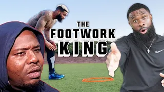 Soccer Fan Reacts to...How NFL Players Train to Become ELITE: Meet the Footwork King